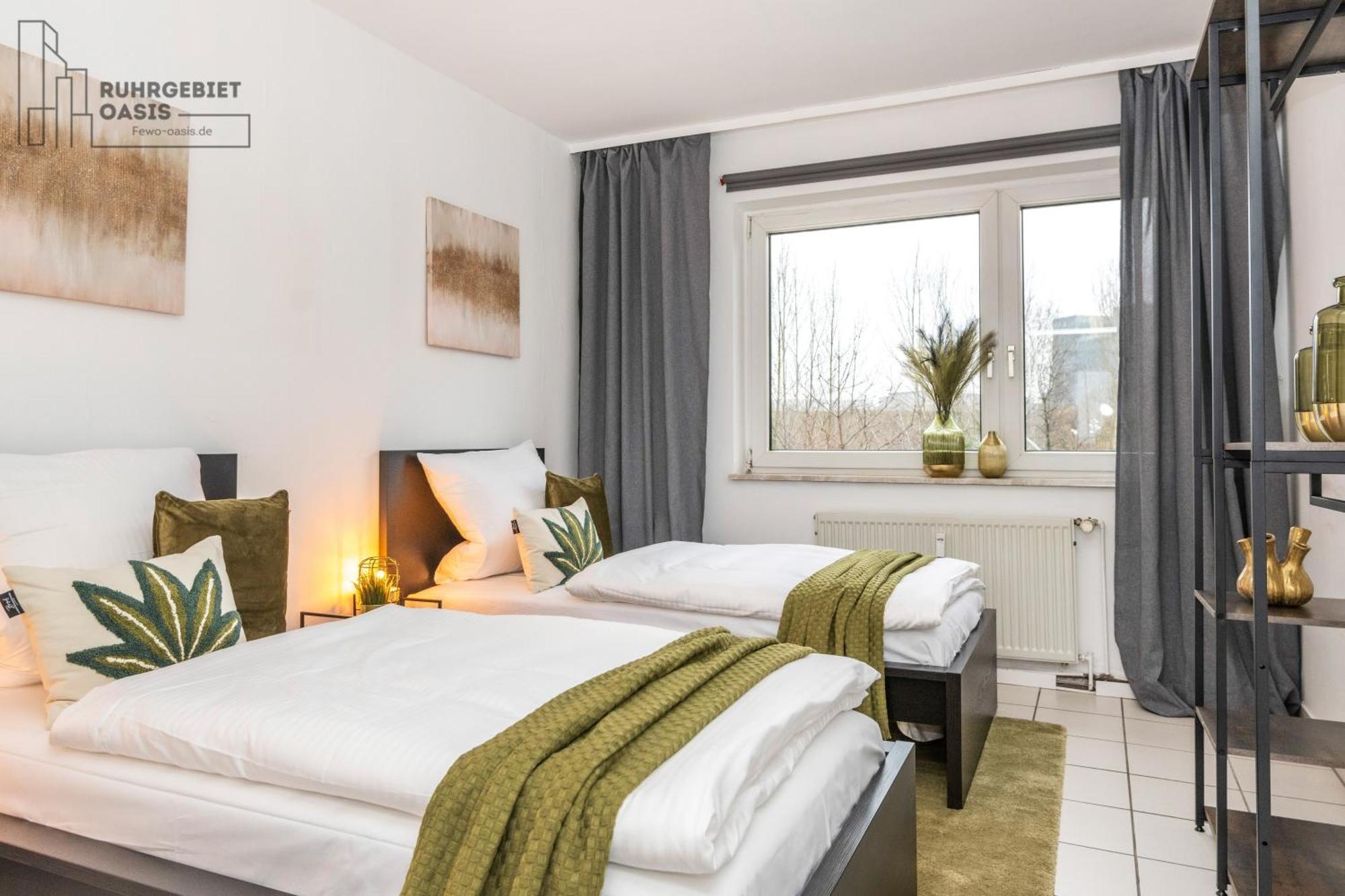 3-Zimmer-Wohnung Nahe Essen City, Bis 5 Personen, Smarttv, Wifi, Balkon Екстер'єр фото